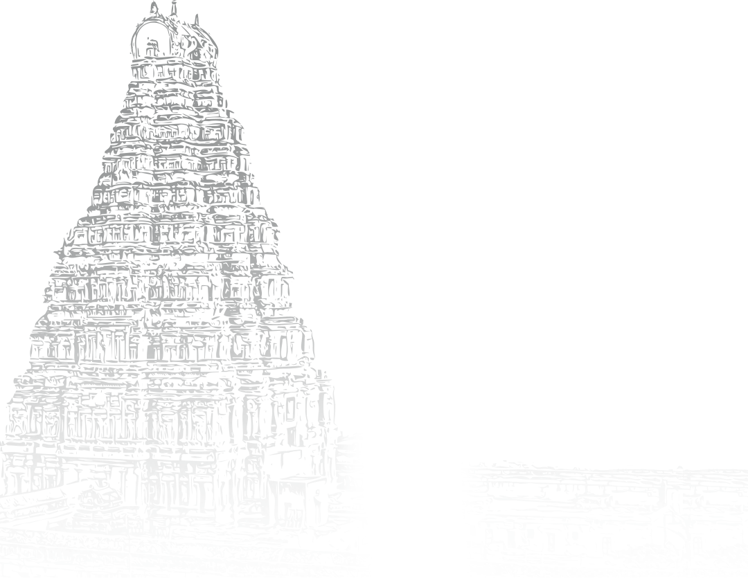 Temple gopuram sketch